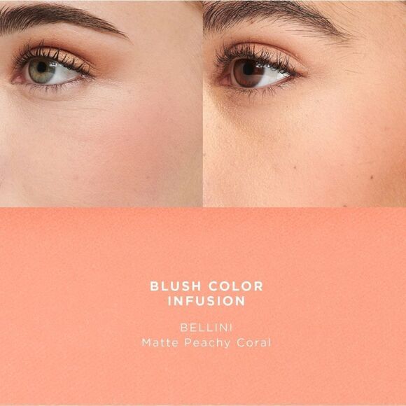 LAURA MERCIER Blush Color Infusion Bellini - matte peachy coral New Full Size - Picture 3 of 7